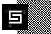 Luxurious Greek Pattern S Letter, a Pattern Graphic by Template Dealer (Thumbnail 1 of 4)