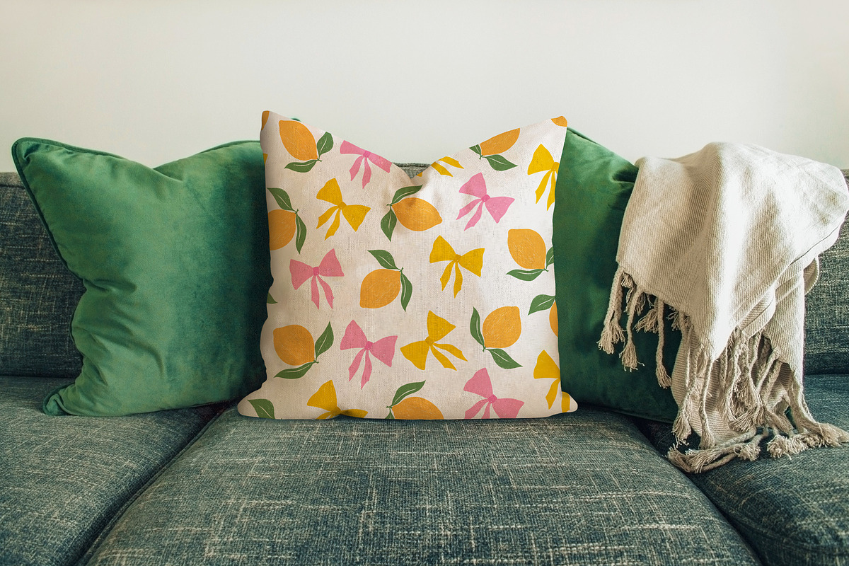 Lemons Pattern, a Pattern Graphic by Groovy Arts (Photo 2 of 5)