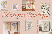 Antique Posters Vector Collection, a Decorative Illustration by Ayya Studio (Thumbnail 1 of 8)
