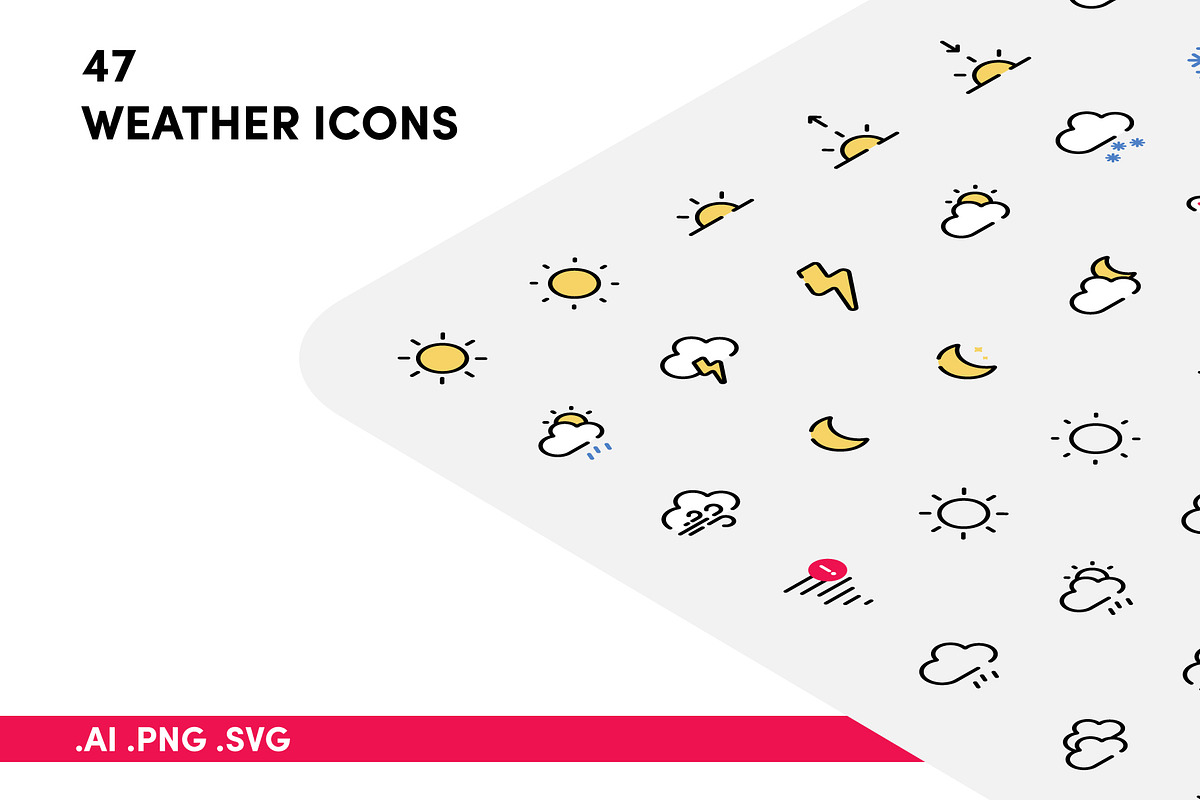 Weather Icon Pack, an Icon by Jacke__C (Photo 1 of 4)