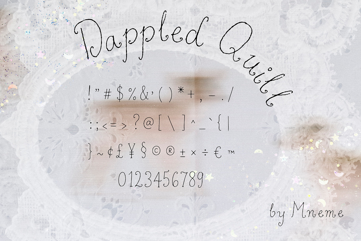 Dappled Quill Handwritten Font, a Handwritten Font by Mneme (Photo 5 of 7)