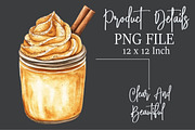 Watercolor Fall Mason Jars Clipart, an Illustration by Rose Art (Thumbnail 7 of 7)