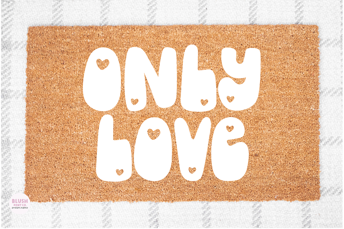 LOVERS HEARTS a Retro Valentine Font, a Font by Blush Font Co. (Photo 8 of 9)