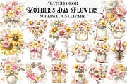 Whimsical Mother's Day Flowers, an Illustration by Designking (Thumbnail 1 of 5)