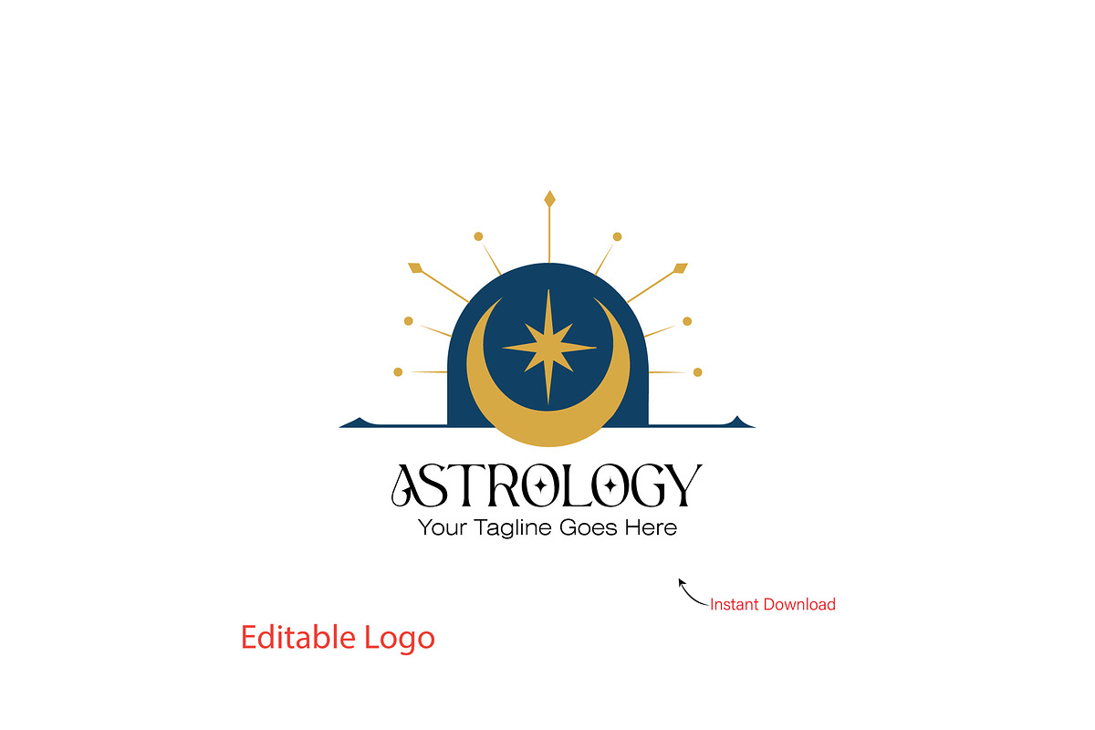 Astrology & Spiritual Logo Design, a Branding & Logo Template by YUDesignStore (Photo 1 of 7)
