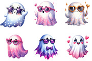 Sassy Shades Ghost Halloween Clipart, an Illustration by DreamArtGraphic (Thumbnail 5 of 5)