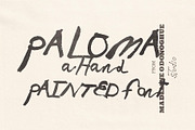Paloma Hand Painted Font, a Handwritten Font by Madeline ODonoghue Design (Thumbnail 5 of 9)