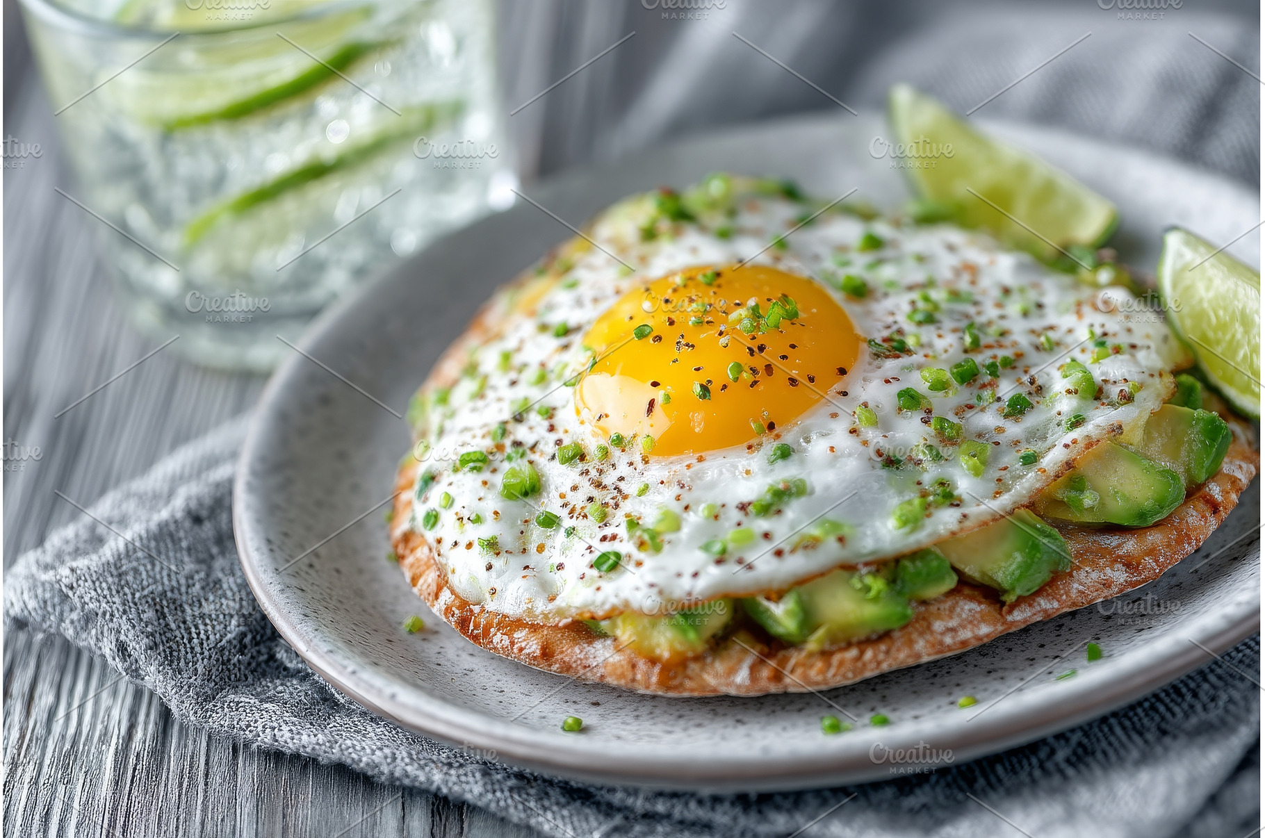 Breakfast tostadas with a Mexican, a Food & Drink Photo by ZinetroN