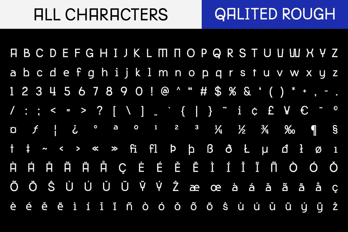 Qalited Rough, a Sans Serif Font by Craft Supply Co. (Photo 8 of 8)