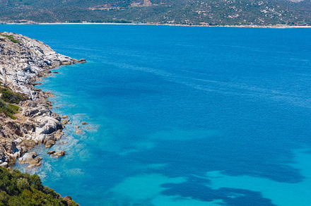 Summer sea coast (Halkidiki, Greece)., a Nature Photo by YuriyB