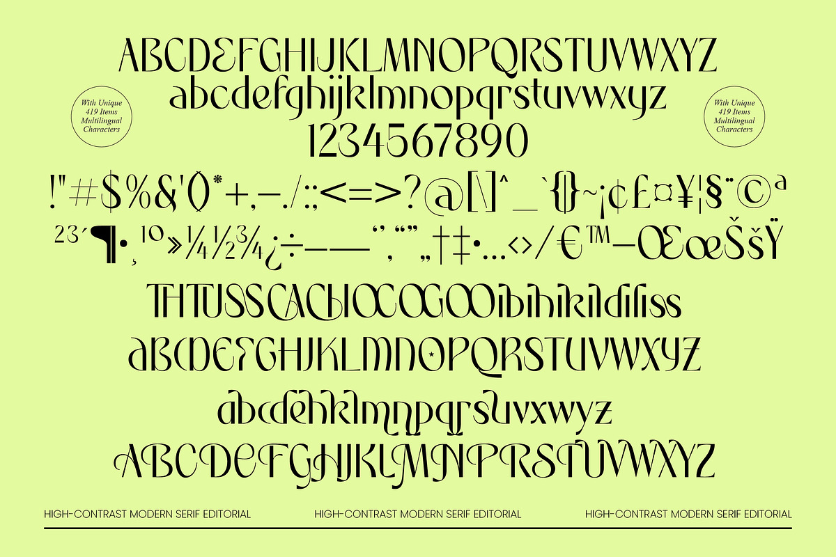 Rhythm The Night Modern Editorial, a Serif Font by timelesstype.co (Photo 10 of 10)