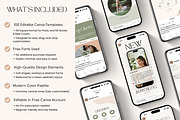 Wellness Coach Instagram Templates, a Social Media Template by nwdigitalstore (Thumbnail 7 of 10)
