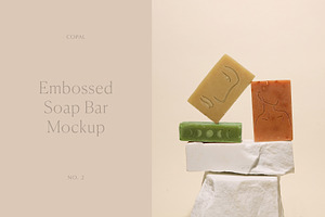 Embossed Soap Bar Mockup No. 2