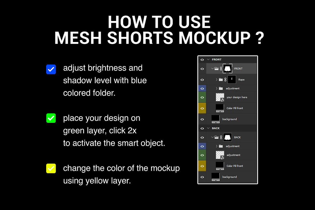 mesh shorts mockup, a Bottom Mockup by yalanois (Photo 5 of 5)