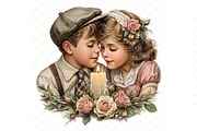 Couple in Love Clipart JPG, a Person Illustration by Memories By Lea (Thumbnail 18 of 19)