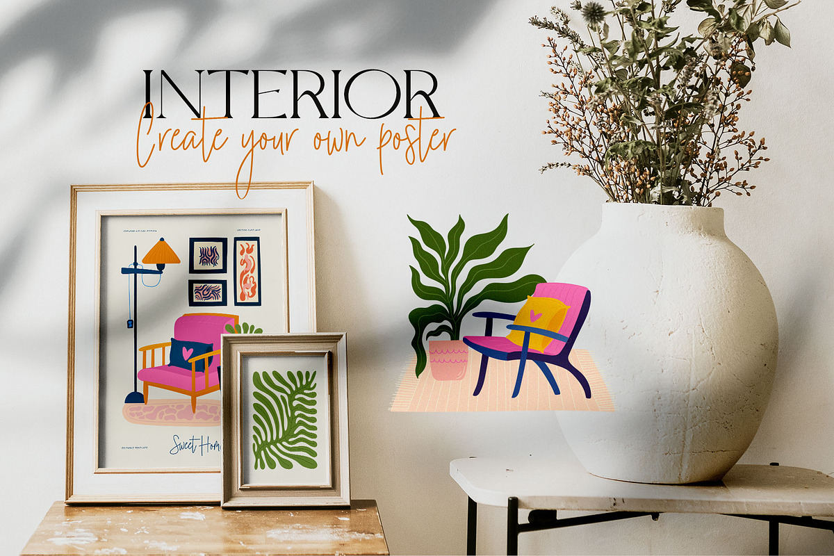 Interior | Creator Kit, a Decorative Illustration by KetteCreate (Photo 2 of 21)