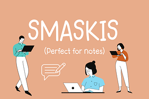 Smaskis Digital Notes Font