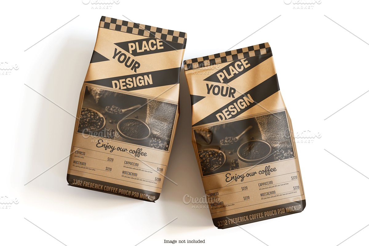 Coffee Pouch Mockup Bundles, a Packaging Mockup by Ambo Ampeng (Photo 19 of 22)