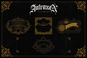 Antraxen for Tattoo & Liquor Brand, a Blackletter Font by ilhamtaro (Thumbnail 10 of 10)