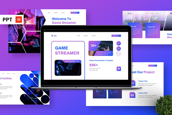 Game Streamer - Esport Powerpoint preview 7
