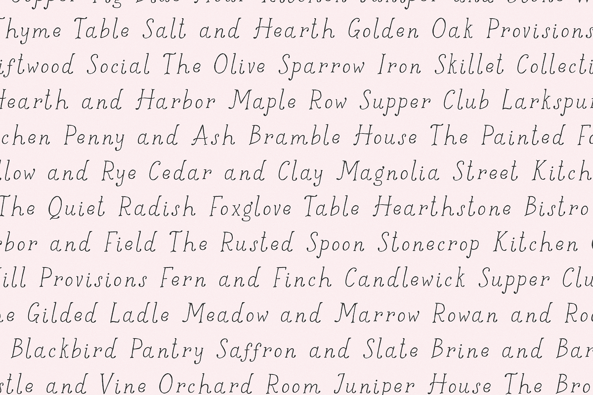 Goldenroot Serif A Rustic Font, a Handwritten Font by Beck McCormick (Photo 9 of 10)