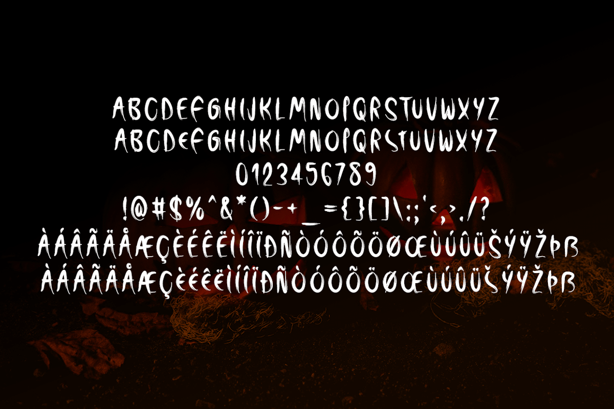 Creepfest Typeface, a Handwritten Font by Seemly Fonts (Photo 6 of 6)