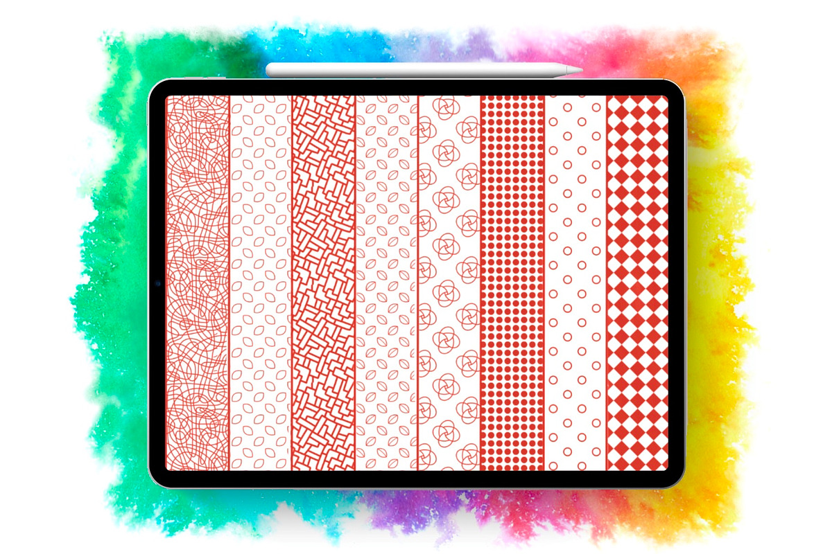 Decorative Lines and Patterns Bundle, a Brush Add-On by buntegalerie (Photo 5 of 6)