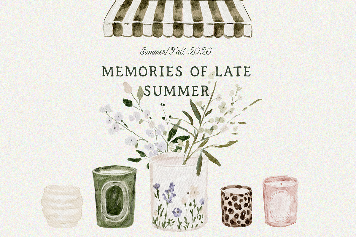 Handdrawn French Cottage Watercolor, an Object Graphic by Laras Wonderland (Photo 12 of 12)
