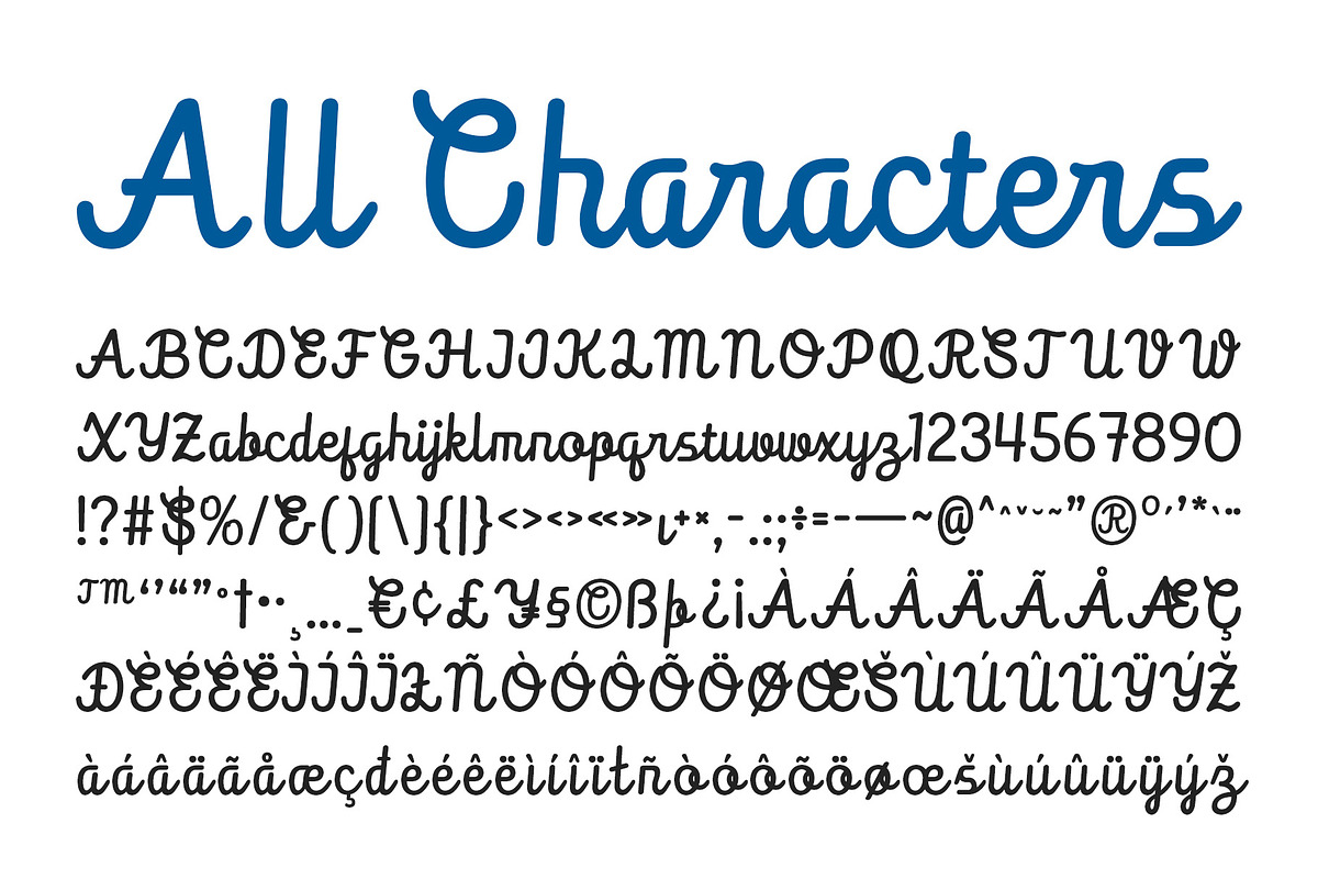 CS Kaylie – Script Font, a Script Font by Craft Supply Co. (Photo 8 of 8)