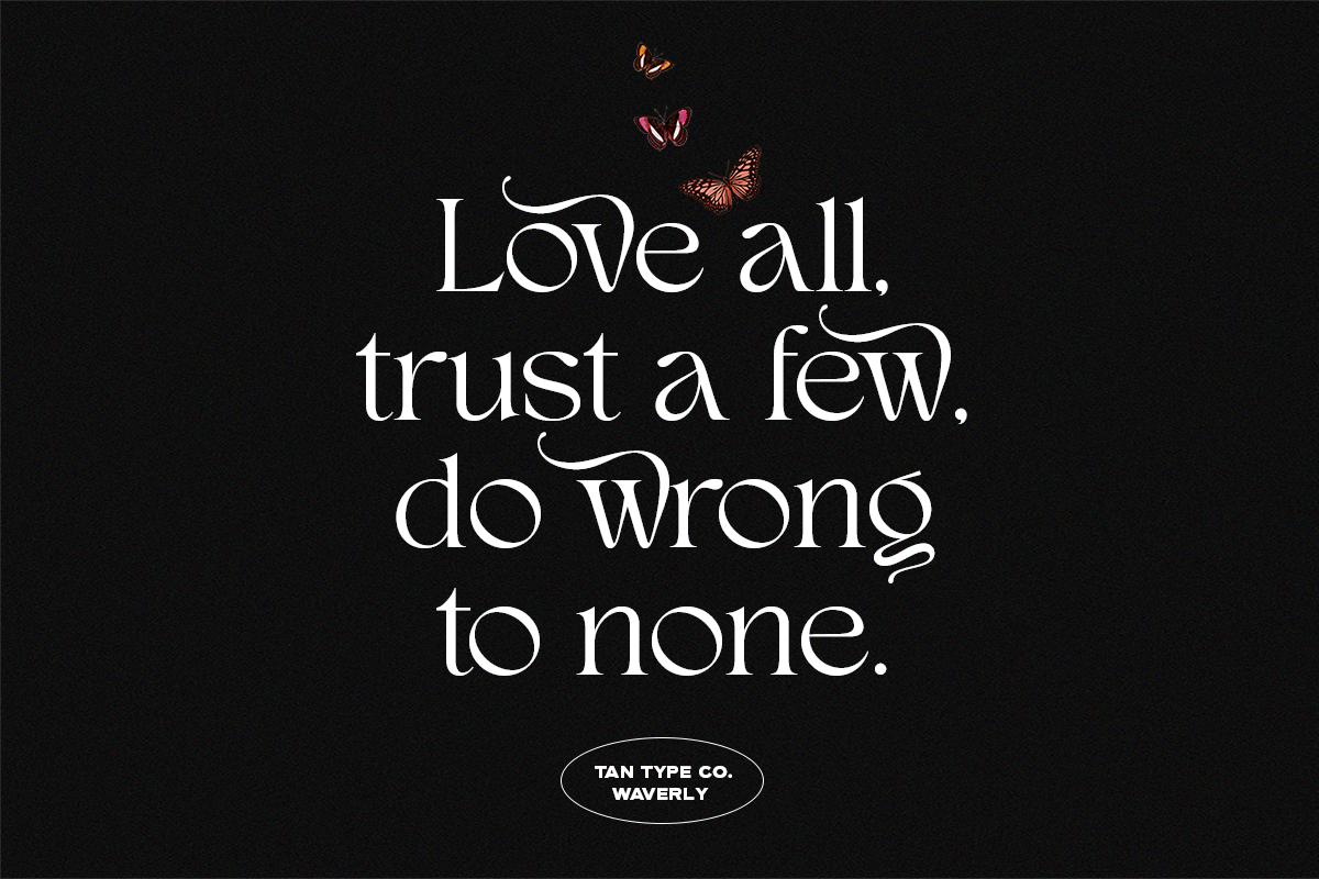 Tan Waverly Font Free Downloadv - UIFreebies