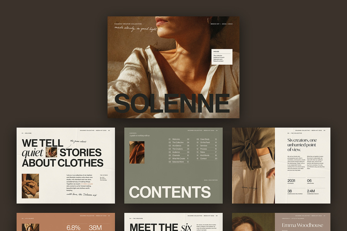 Influencer Media Kit Template, a Brochure Template by BrandPacks (Photo 7 of 7)