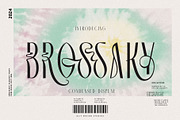 Brossaky Typeface, a Sans Serif Font by alit design (Thumbnail 1 of 17)