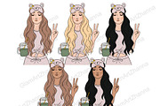 Home Sweet Home Girls, a Person Illustration by GlamArtZhanna (Thumbnail 2 of 4)