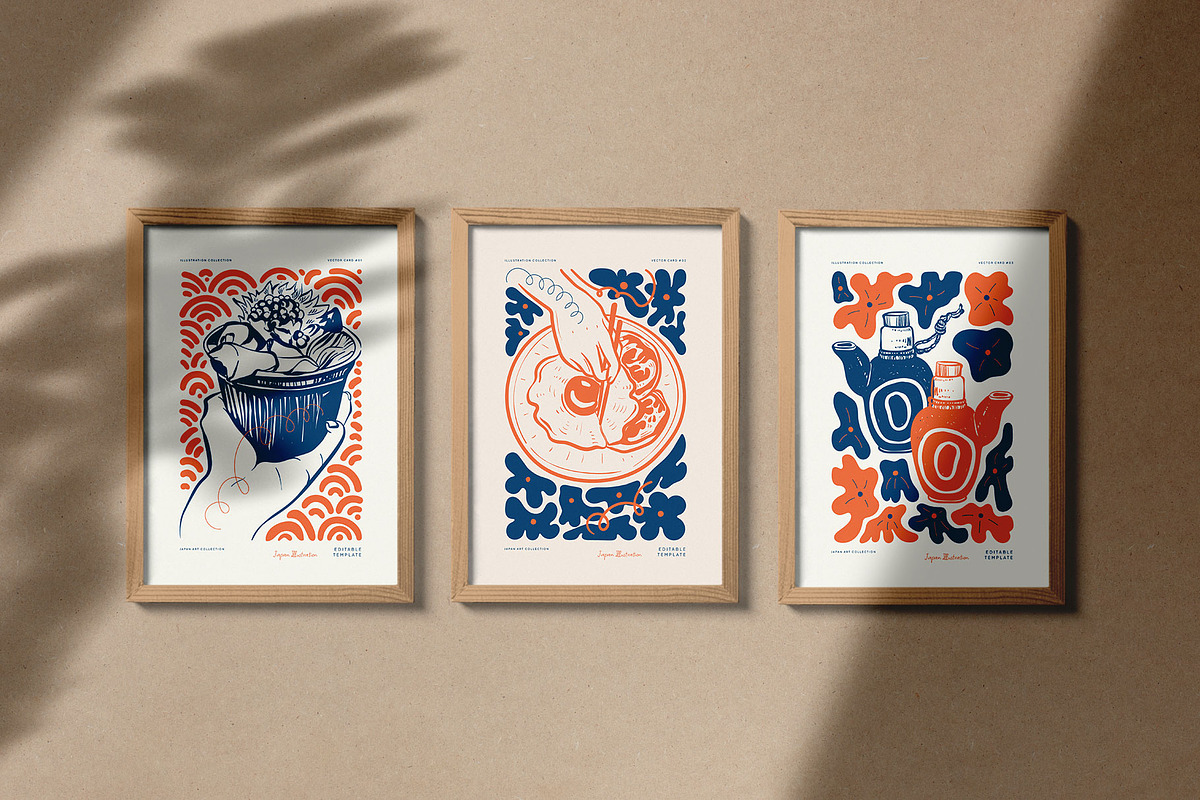 Japanese Food | Illustration Kit, a Food Illustration by Leleka.Store (Photo 6 of 12)