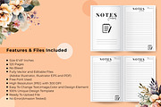 Notes Journal Kdp Interior, a Stationery Template by Hurairagraphics (Thumbnail 3 of 3)