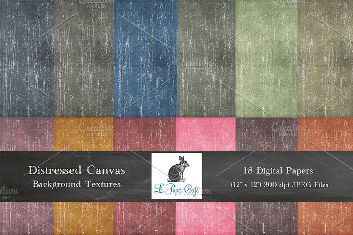 Distressed Canvas BackgroundTextures