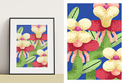 Abstract floral poster designs set, a Decorative Illustration by Good Studio (Thumbnail 6 of 8)