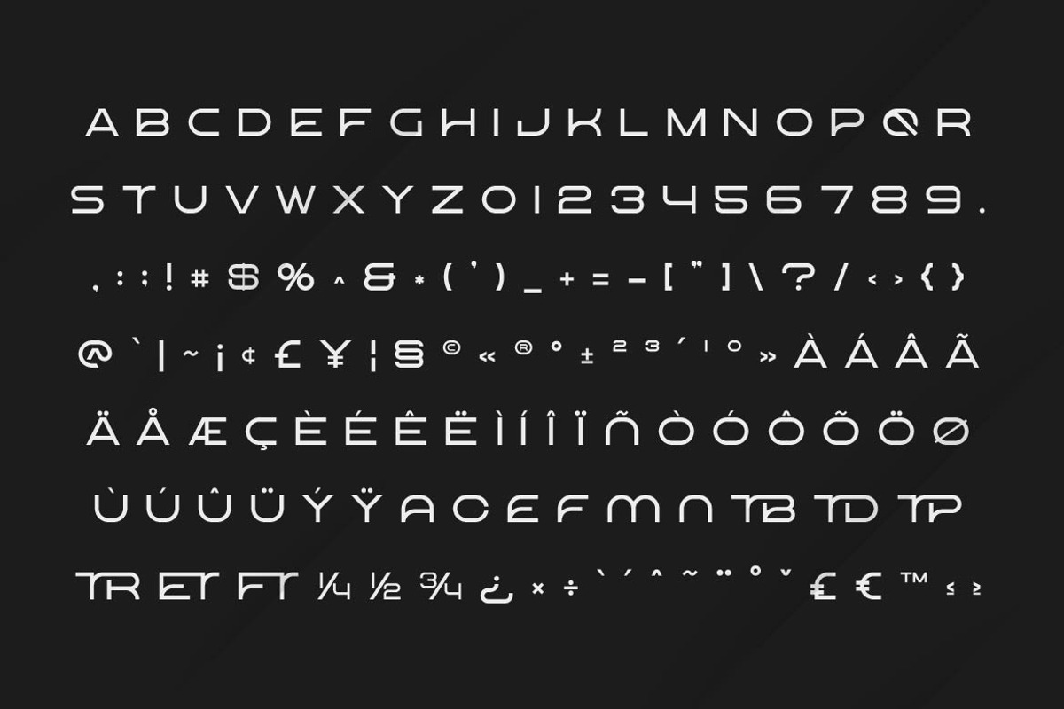 Pelane – Clean Tech Modern Typeface, a Sans Serif Font by Artiveko (Photo 3 of 8)