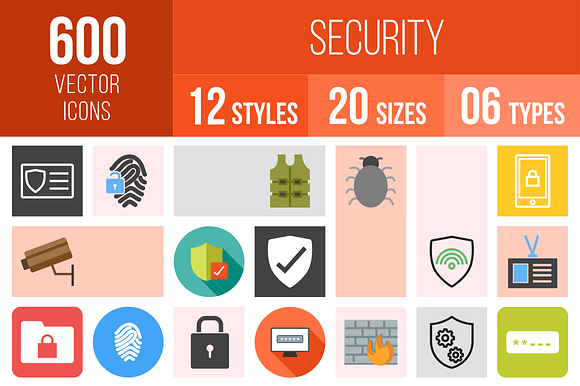 600 Security Icons