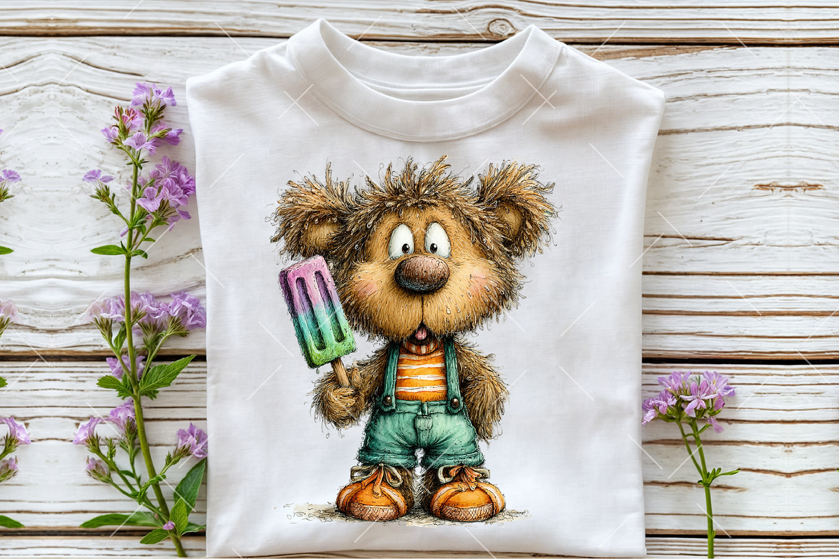 Whimsical Patriotic Teddy Bear Clipa, an Illustration by OK Design (Photo 5 of 6)