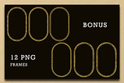 Golden Vintage AI Brushes + BONUS, a Decorative Illustration by Design Unique (Thumbnail 8 of 9)