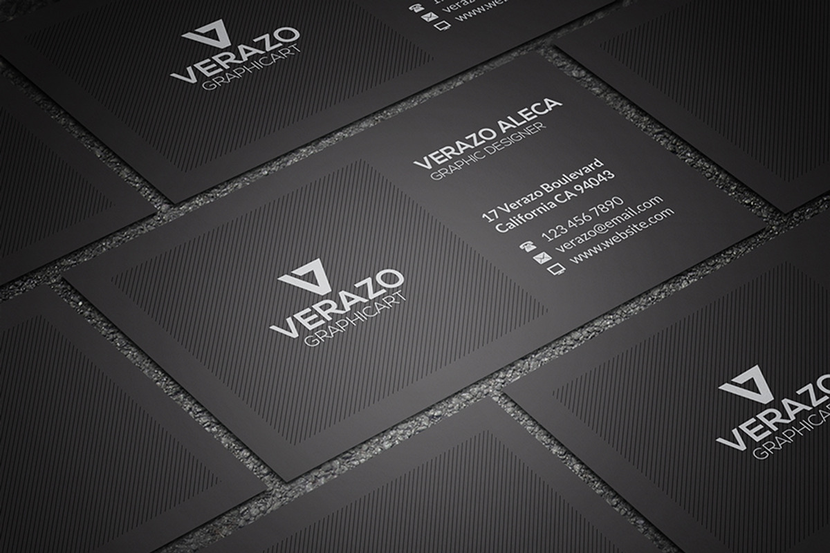 Clean Corporate Business Card, a Business Card Template by Verazo (Photo 3 of 3)