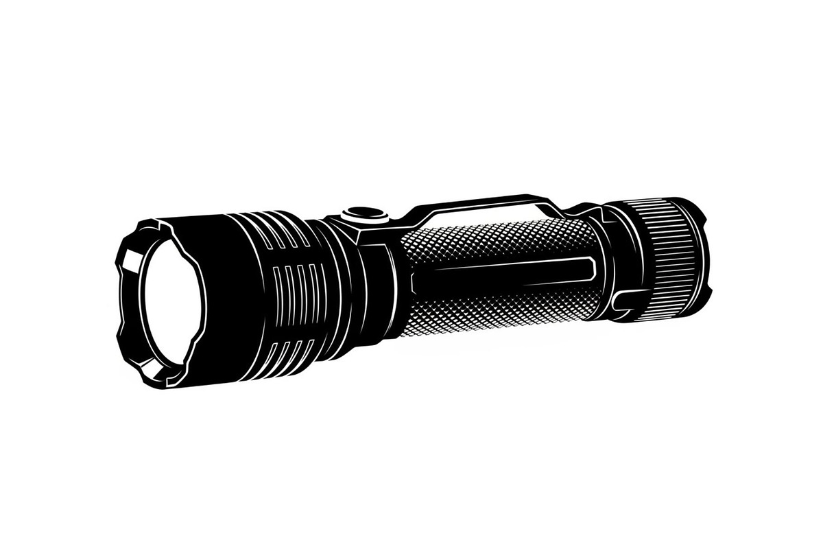 Tactical Flashlight Silhouettes, a Graphic by musafir_fashion (Photo 6 of 14)