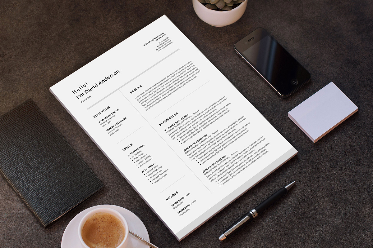 Professional Resume/CV, a Resume Template by SlideCo (Photo 4 of 7)