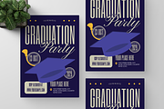 Modern Graduation Invitation, a Flyer Template by Annora Studio (Thumbnail 4 of 6)
