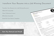 ATS Resume Template, a Resume Template by Anjum Ilyas (Thumbnail 5 of 8)