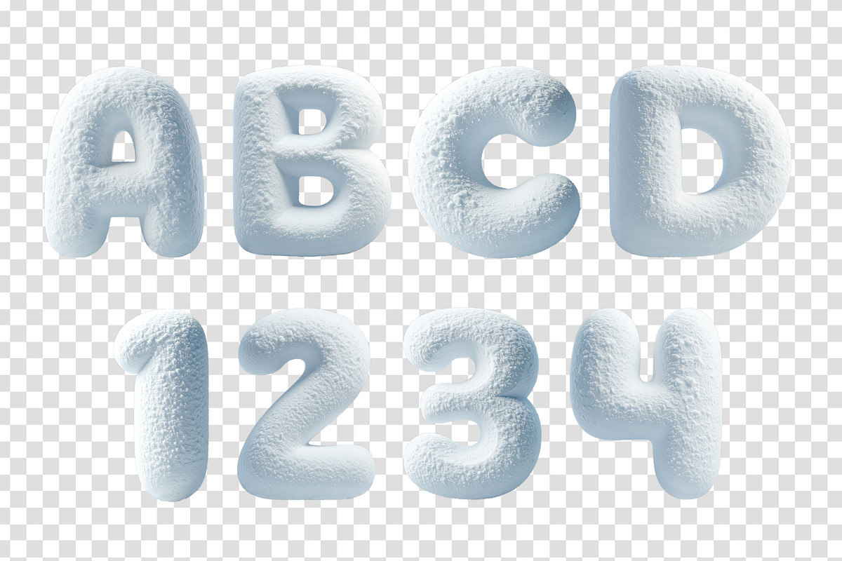 Snowball, a Symbol Font by Loudoun Design Co. (Photo 6 of 6)