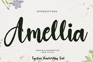 Amellia Script Font