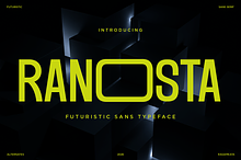 Ranosta - Ultrawide Tech Sans Font