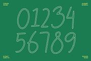 CS Ruska Dashed, a Script Font by Craft Supply Co. (Thumbnail 6 of 8)